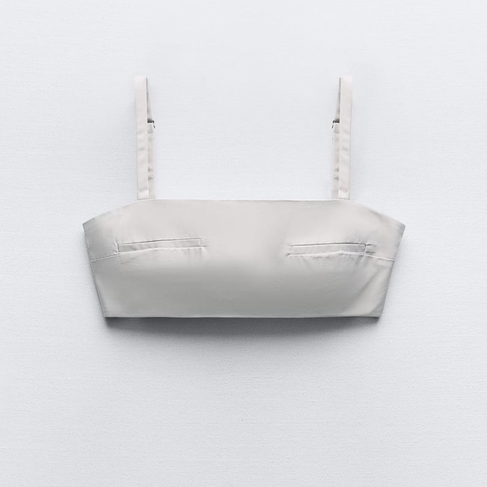 NWT Zara Cropped Corset